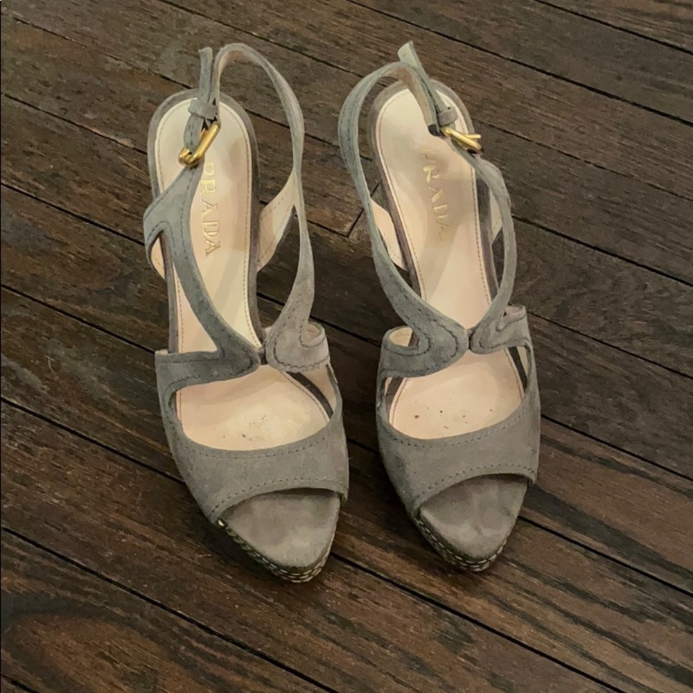 Prada heel sandals